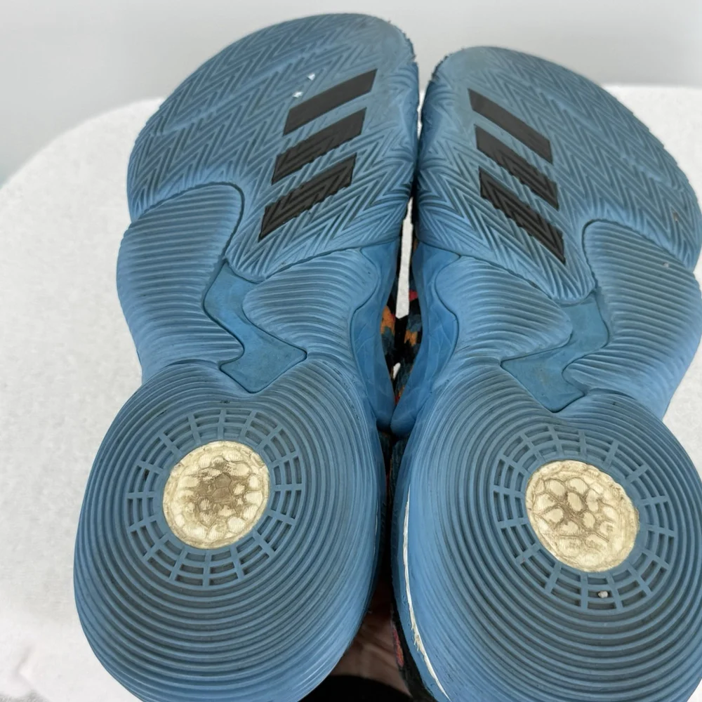 Size 11.5 - Adidas Trae Young 1 Pixels Boost Light Blue Basketball Sneaker
